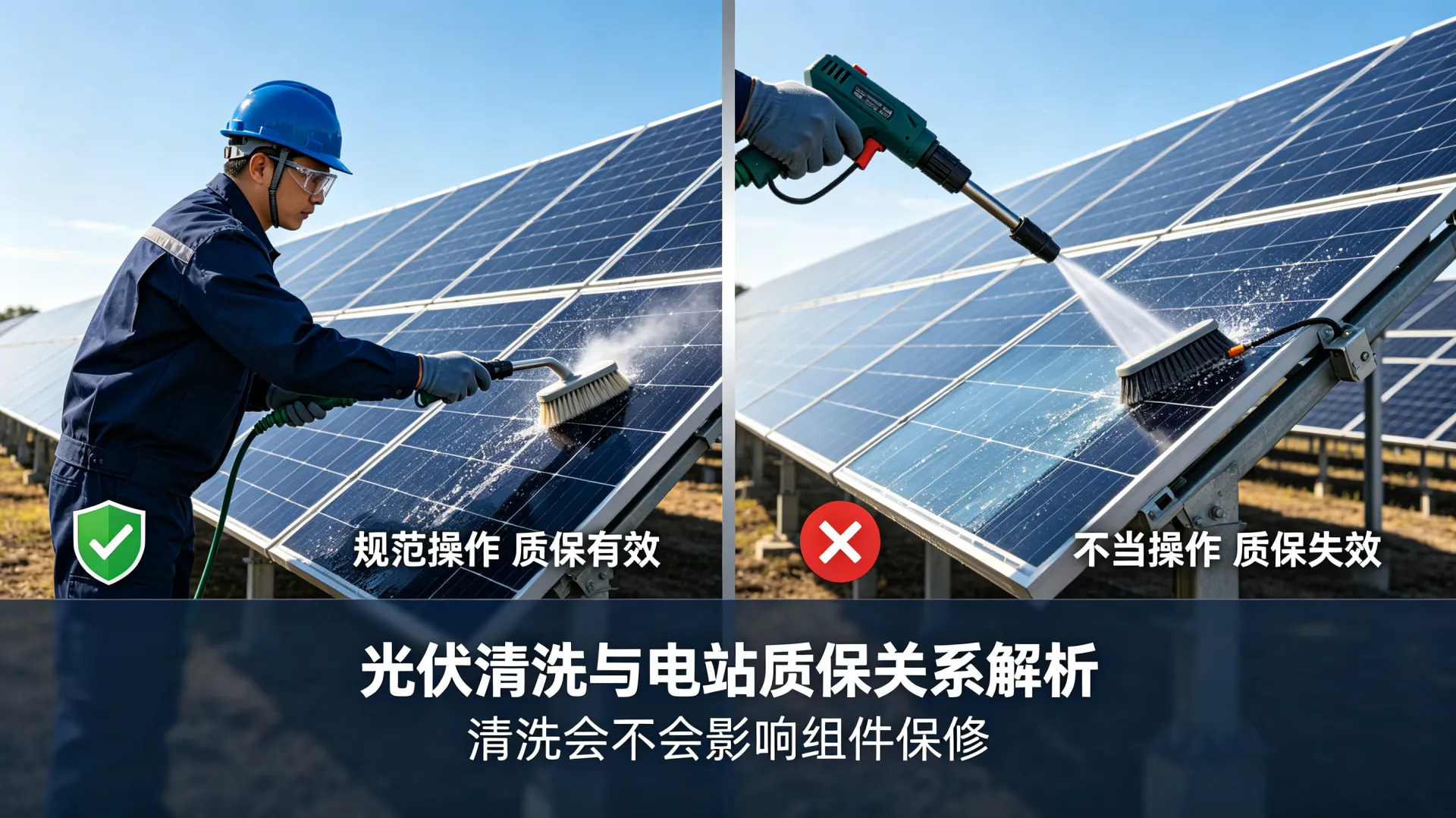 光伏清洗与电站寿命关系专业科普
